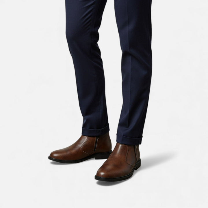 Pánské jednoduché kotníkové boty Chelsea