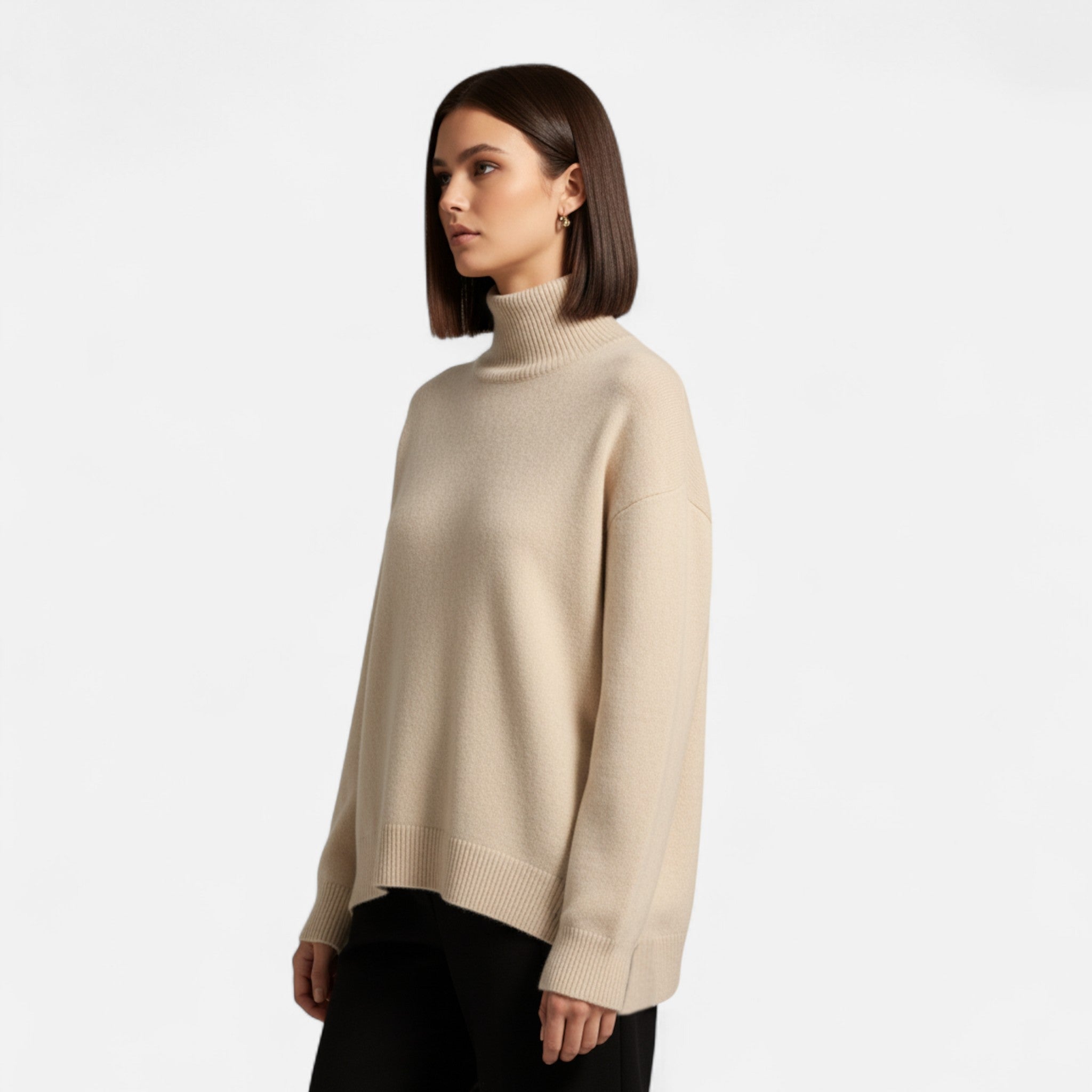 Maison Vaison | Women's Cashmere Sweater Turtleneck Sweater