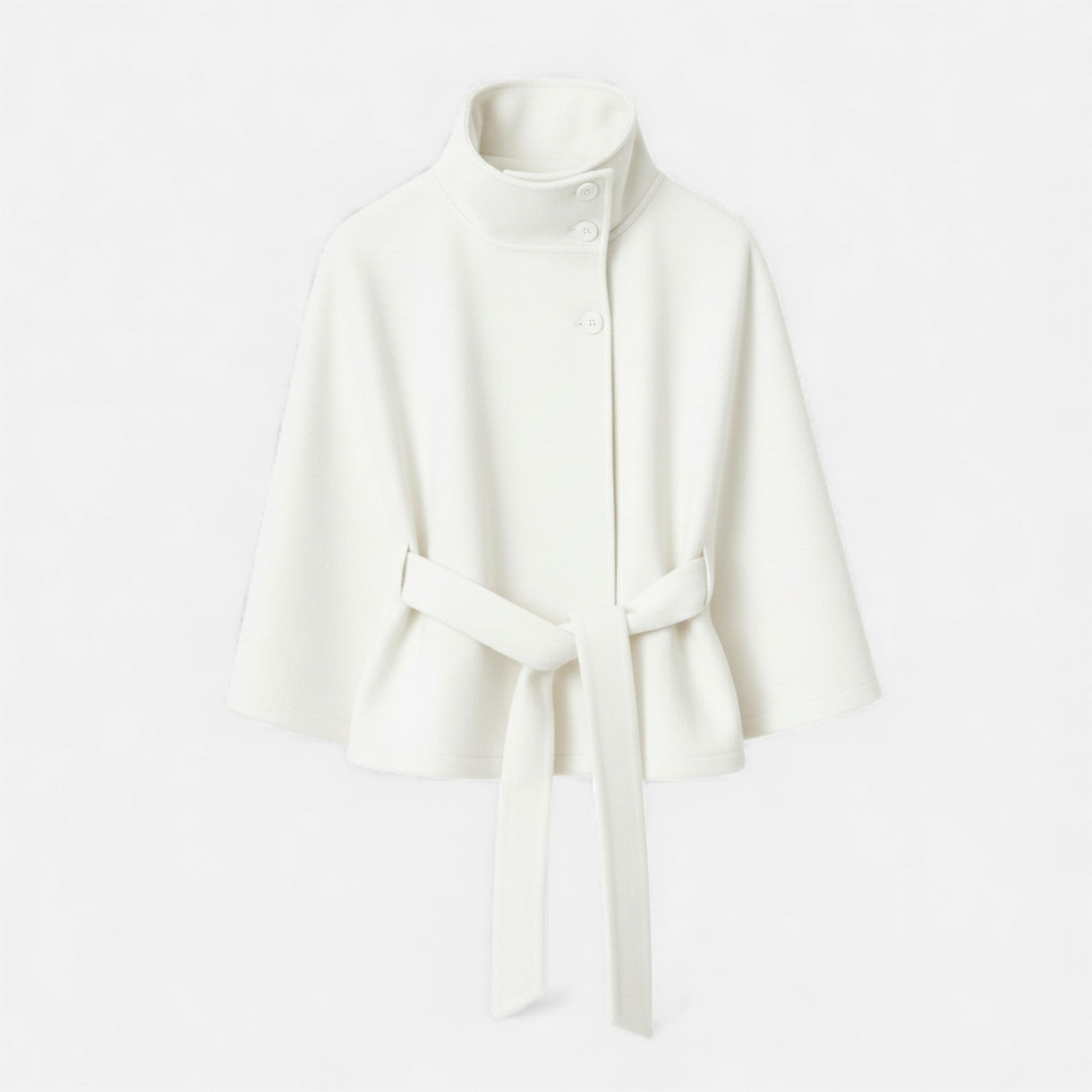 Maison Vaison | Women’s Short Belted Cape Coat