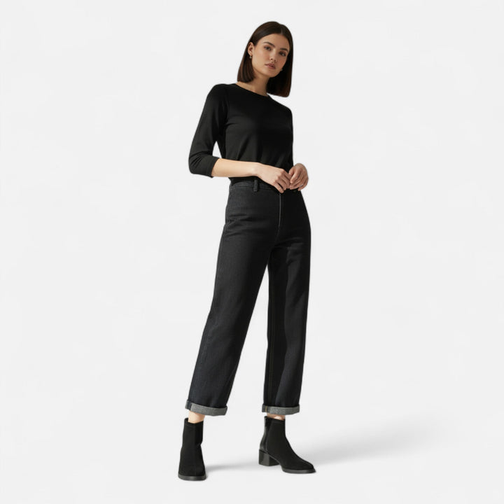 Damskie zamszowe botki za kostkę – kwadratowy nosek, średni obcas