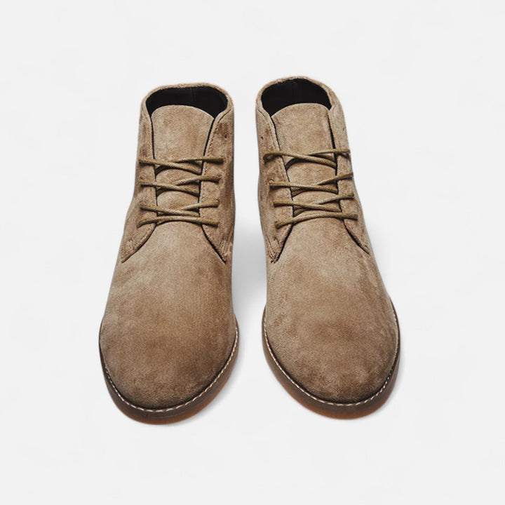Men’s Suede Chelsea Boots — Khaki Heritage