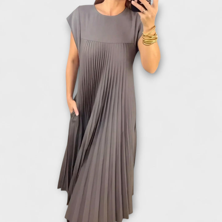 Elegant Pleated Dress