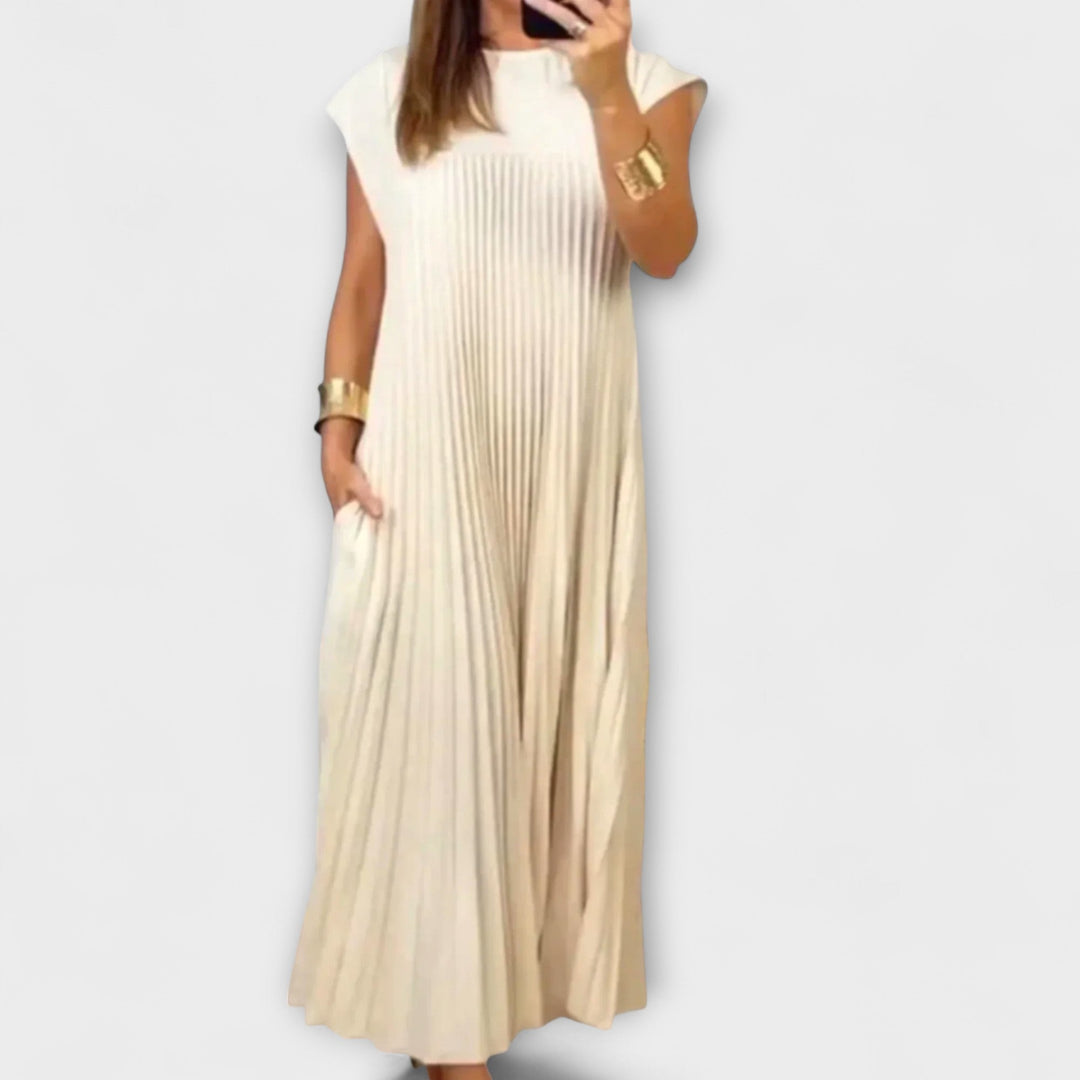 Elegant Pleated Dress