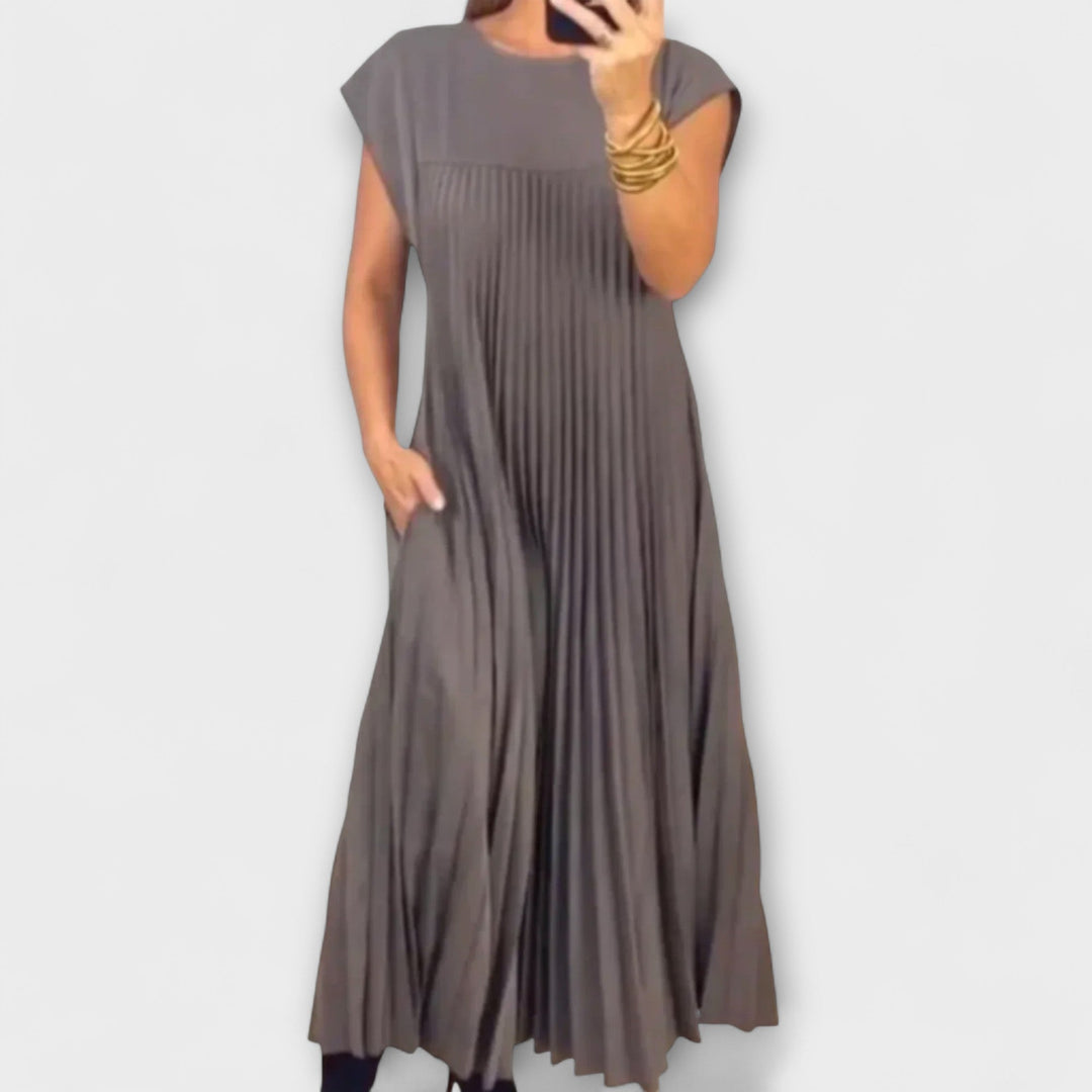 Elegant Pleated Dress