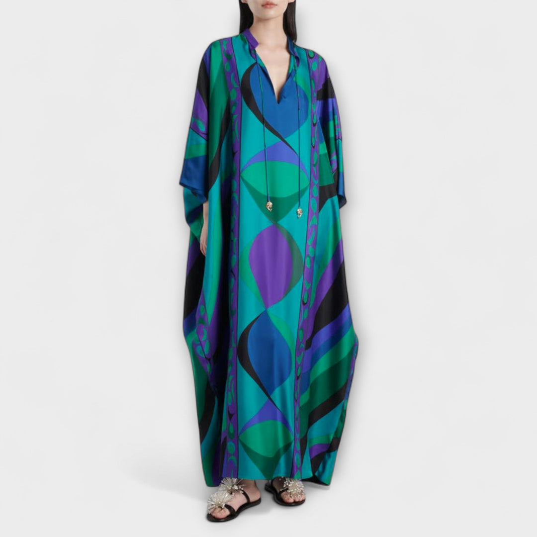 Vibrant Psychedelic Kaftan
