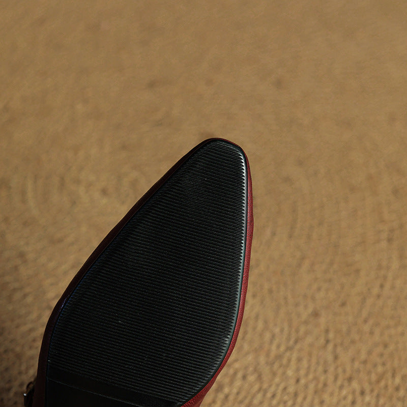 Thea pravé kožené nazouváky