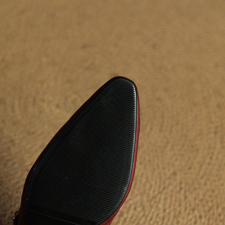 Thea pravé kožené nazouváky