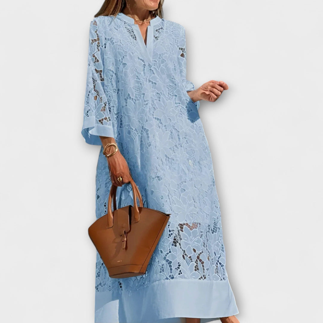 Dahlia Embroidered Dress