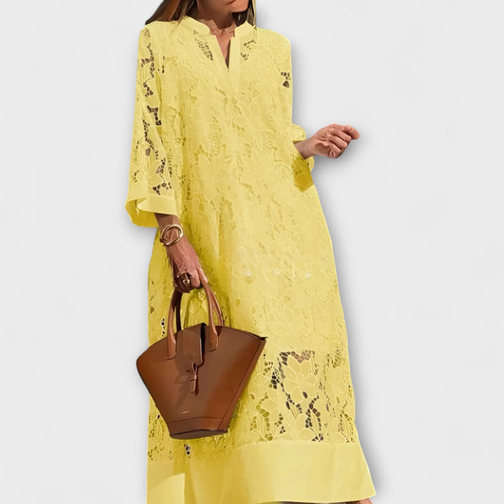 Dahlia Embroidered Dress