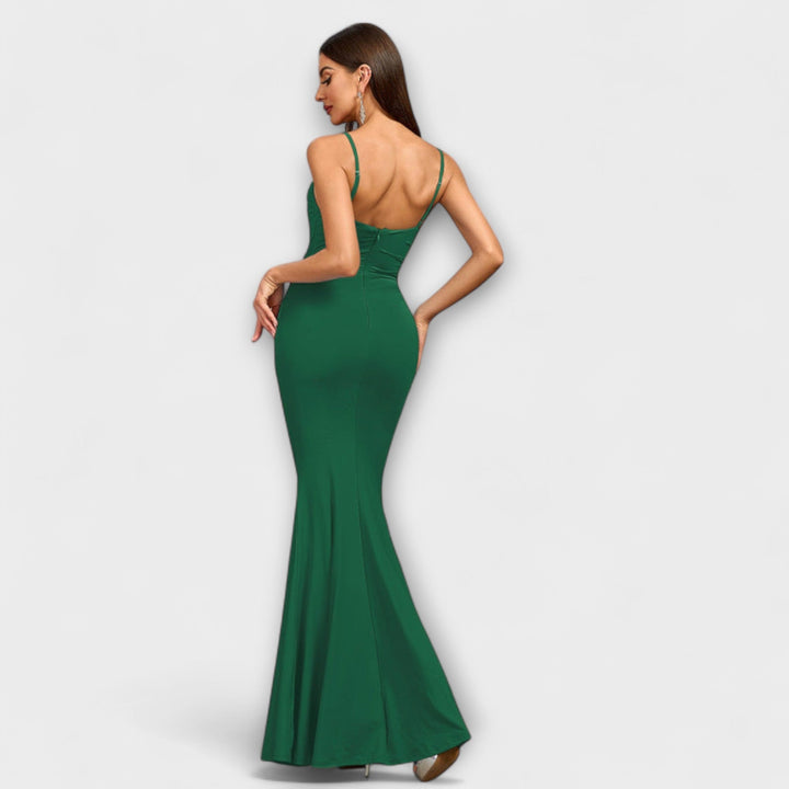 Elegancka sukienka z falbanami