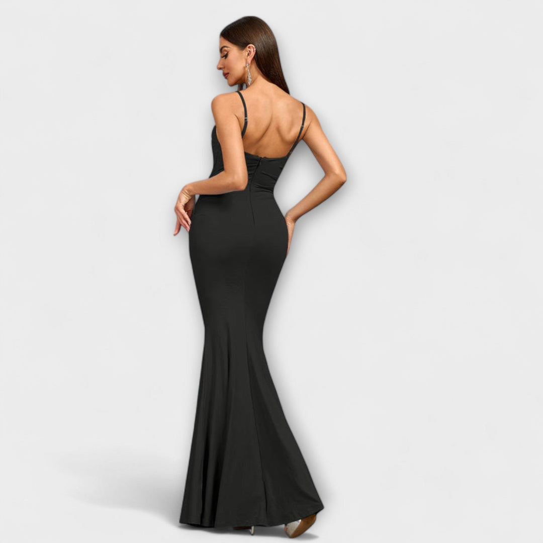 Robe élégante à volants