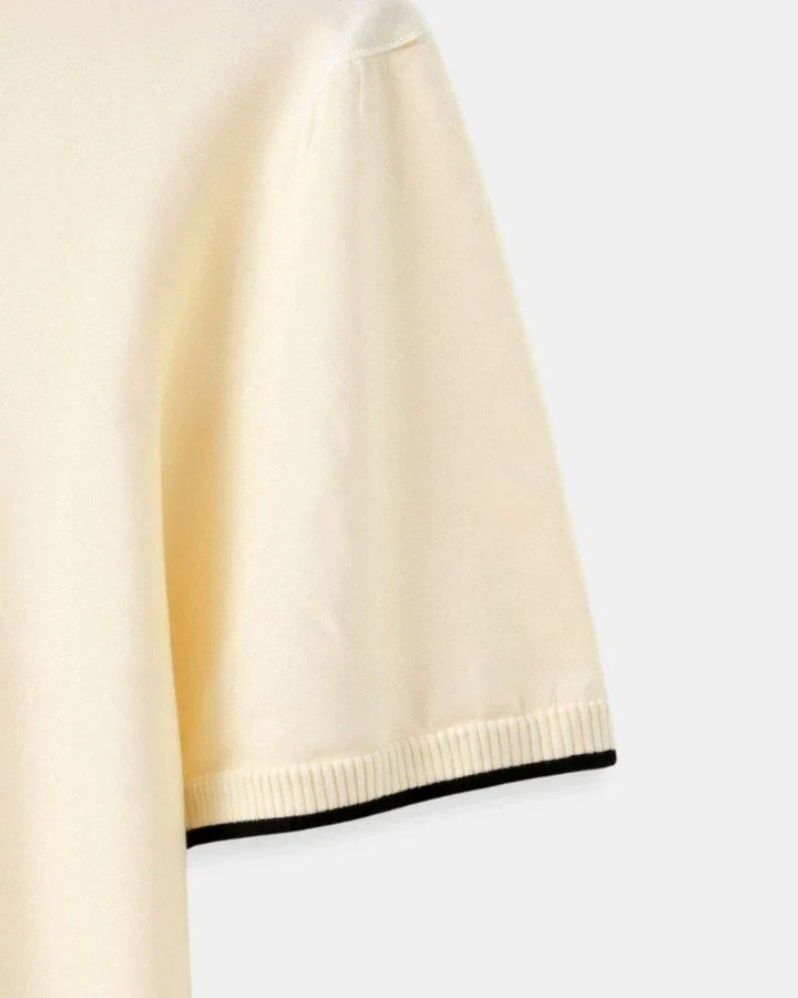 Pánské polokošile z piké s kontrastními detaily na míru