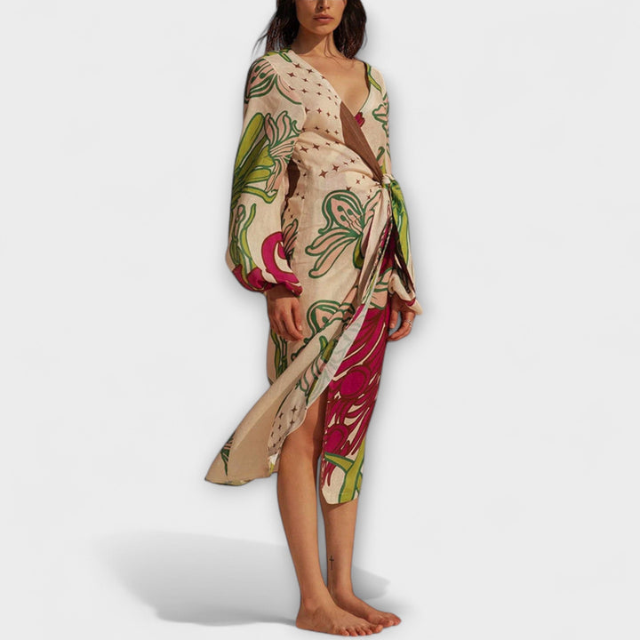 Tie Tunic Maxi Dress