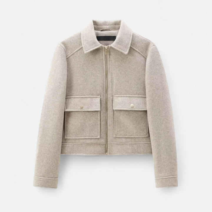 Veste d'hiver zippée élégante pour femmes