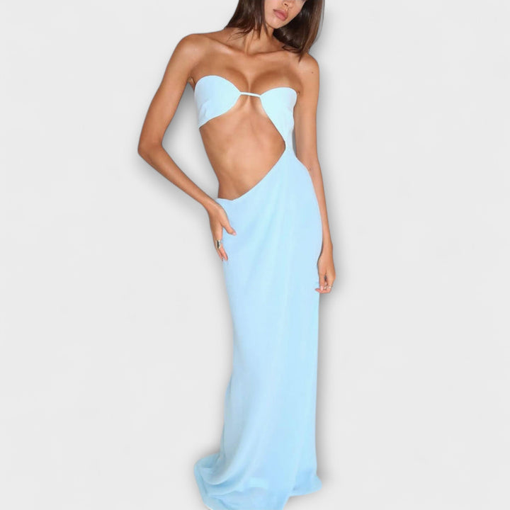 Seductive Backless Evening Dress