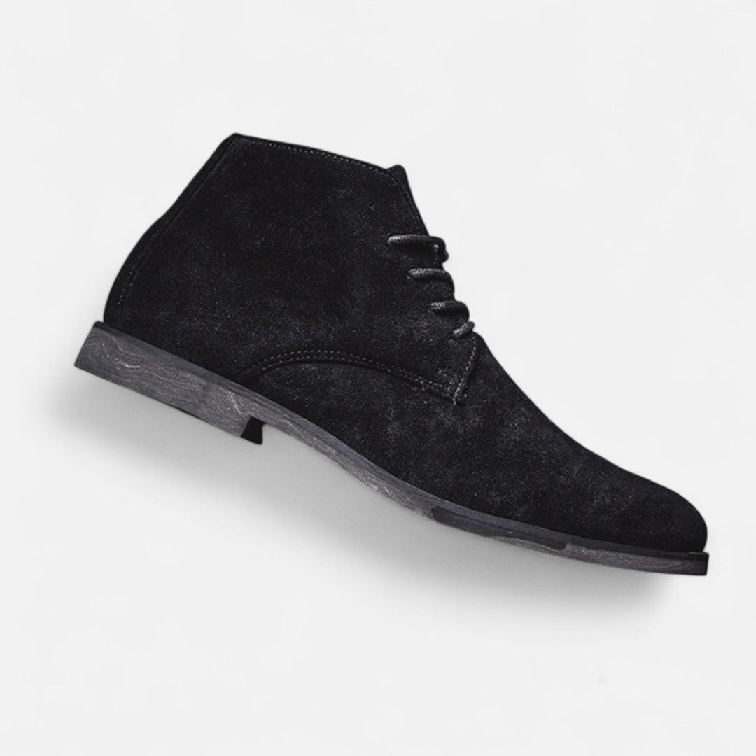 Men’s Suede Chelsea Boots — Khaki Heritage