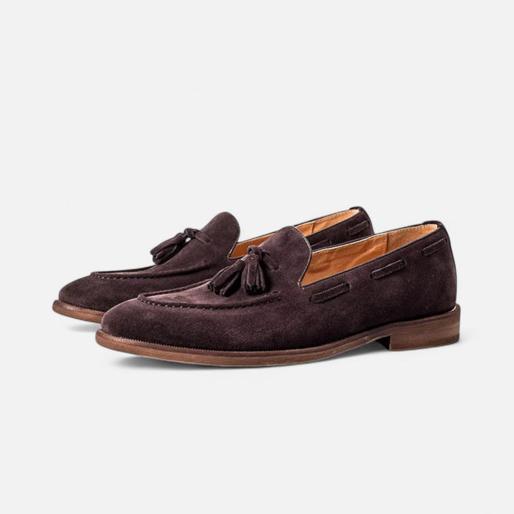 Pánské mokasíny z nubukové kůže | Klasický britský styl