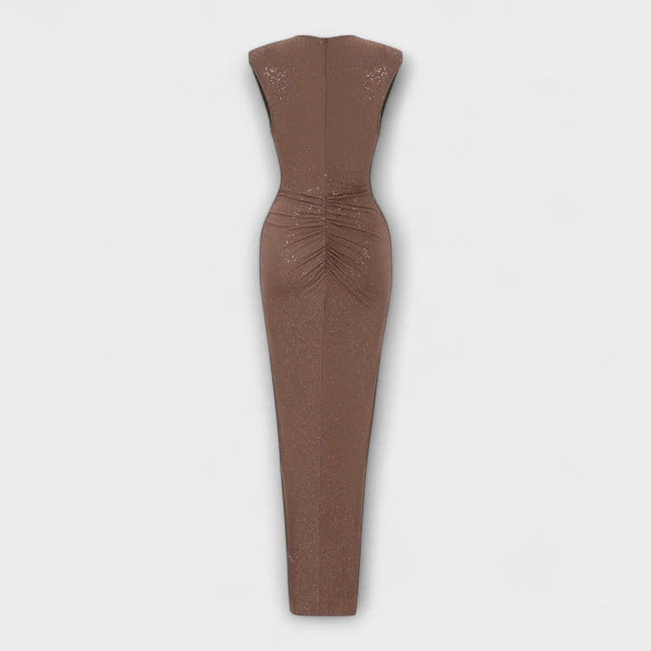 Maxi Dress Deep V-Neck