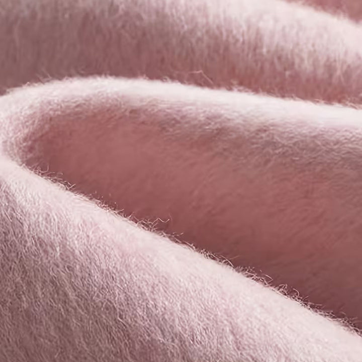 Dámský zimní kabát s dvojitými kapsami z vlněné směsi