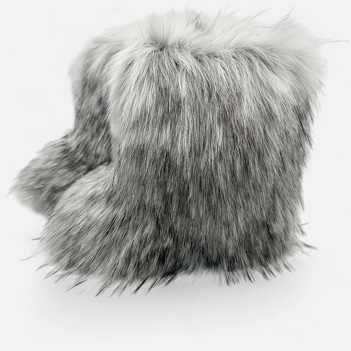 Women’s Faux Fur Boots – Winter Luxe Comfort