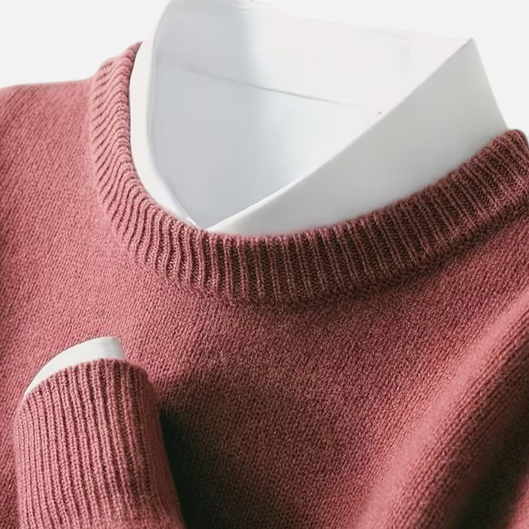 Men’s Crew Neck Knit Sweater