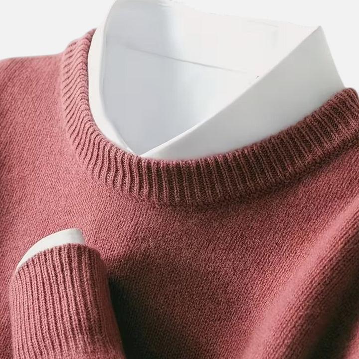 Men’s Crew Neck Knit Sweater