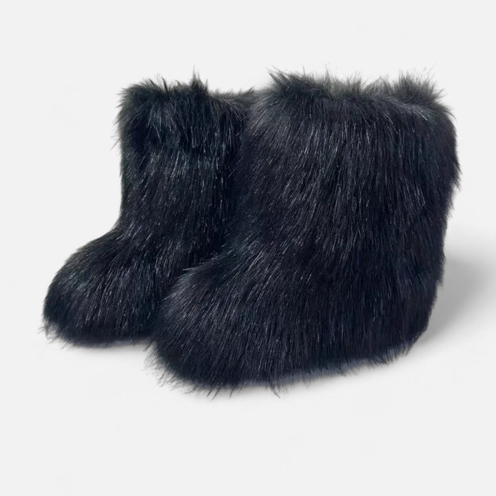 Women’s Faux Fur Boots – Winter Luxe Comfort