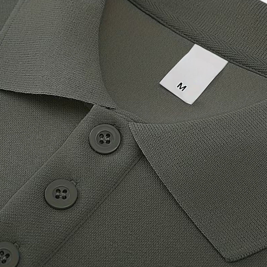 Men’s Polo Knit Sweater for Autumn/Winter