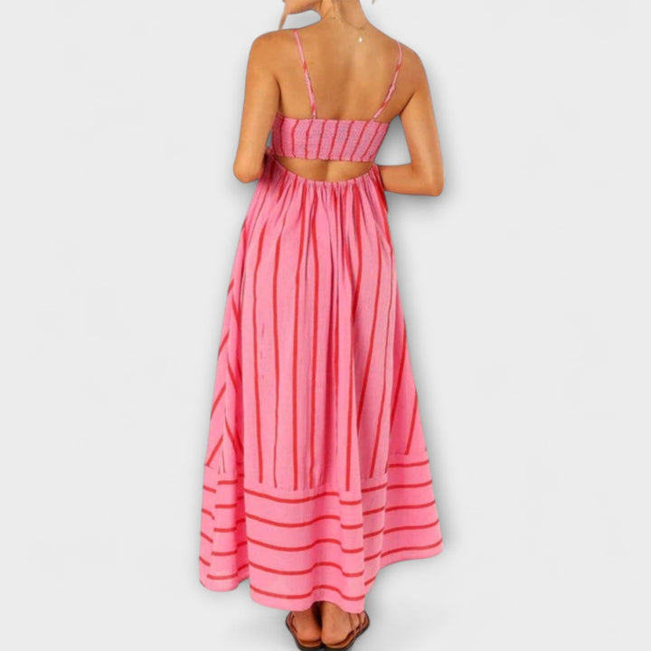 Maxi Dress in Bare Bloom