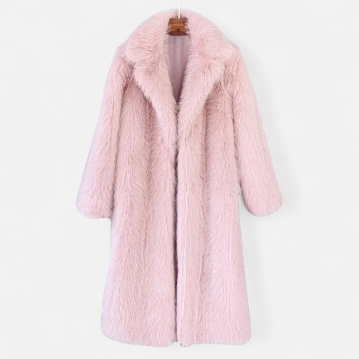 Maison Vaison | Women’s Long Faux Fur Overcoat