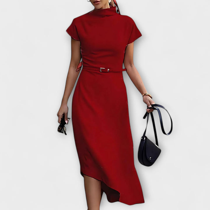 Asymetryczna sukienka miejska