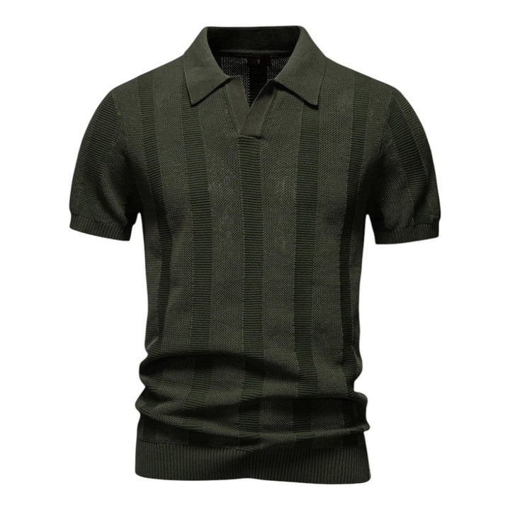 Polo en maille surélevée – Homme