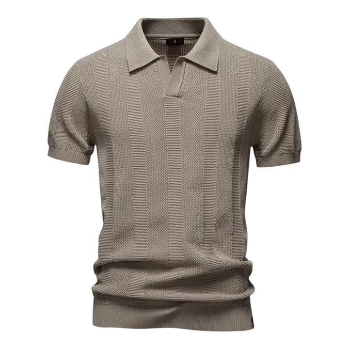 Polo en maille surélevée – Homme