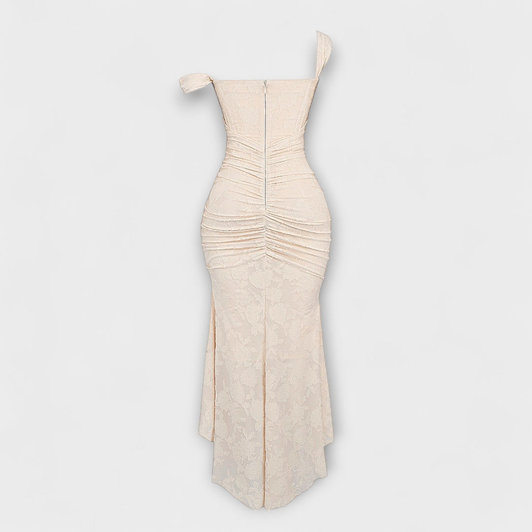 Long Dress with Elegant and Refined Corset