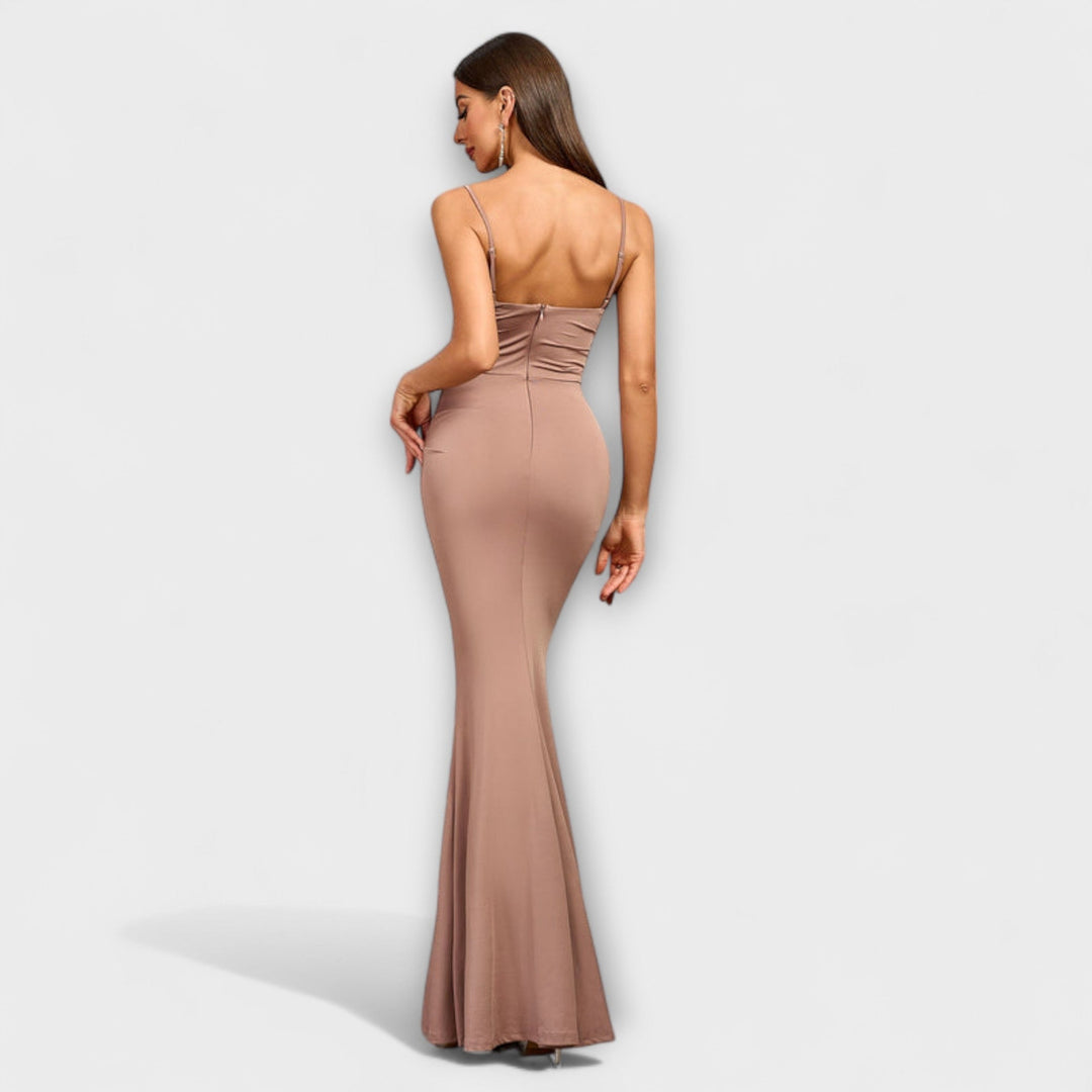 Robe élégante à volants