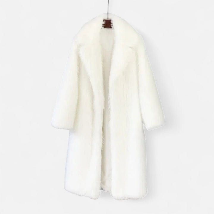 Maison Vaison | Women’s Long Faux Fur Overcoat